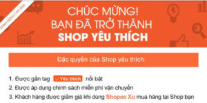 Shop yêu thích là gì?